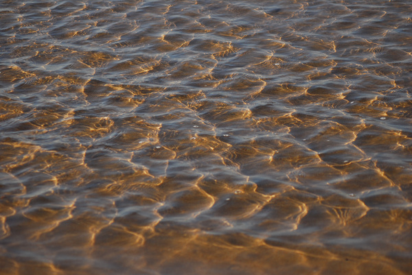 water and sand