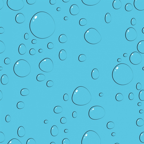 water drops background sketch various repeating circles decoration
