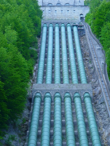 water pipe full pipe flowmeters hydroelectric power station