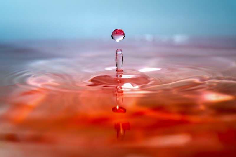 water surface movement picture elegant dynamic droplets closeup 