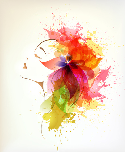 Download Watercolor Floral Woman Creative Design Free Vector In Adobe Illustrator Ai Ai Vector Illustration Graphic Art Design Format Encapsulated Postscript Eps Eps Vector Illustration Graphic Art Design Format