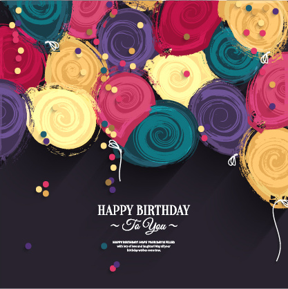 Watercolor Roses Happy Birthday Background Free Vector In