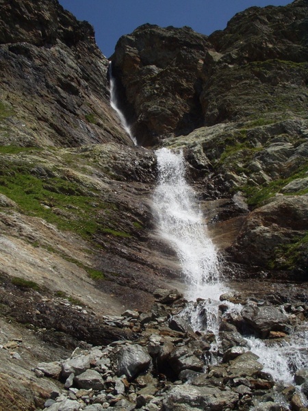 waterfall white water landscape