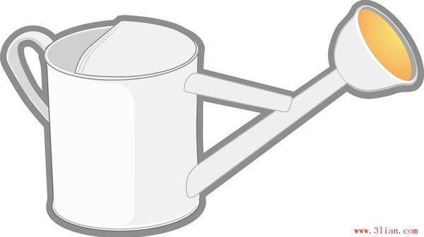 watering bucket vector