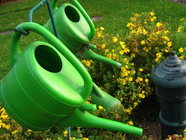 watering can stand cemetery