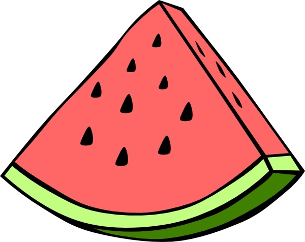 Watermelon Wedge clip art