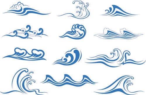 Wave vector graphic 1 Free vector in Encapsulated PostScript eps ( .eps