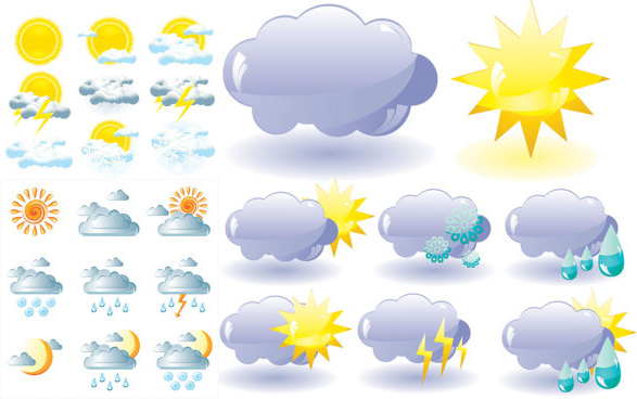weather icon vector vector