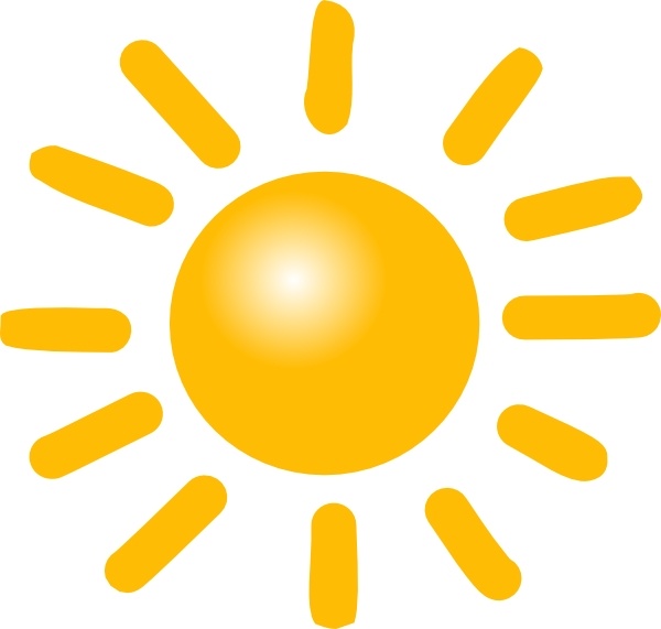 Weather Sunny clip art 