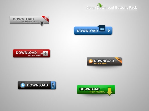 web20 web download button psd