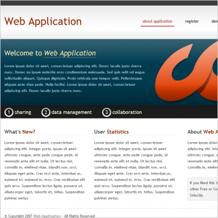 Web Application Template 