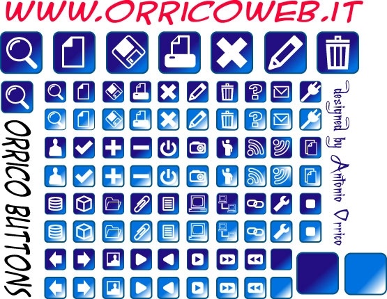 Web Buttons icon set