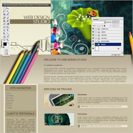 Web Design Studio Template