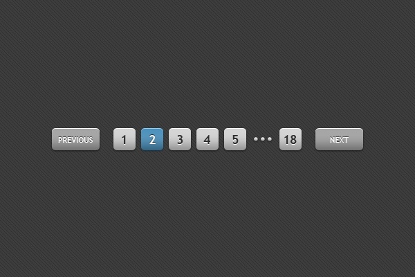 web paging button elements psd download 
