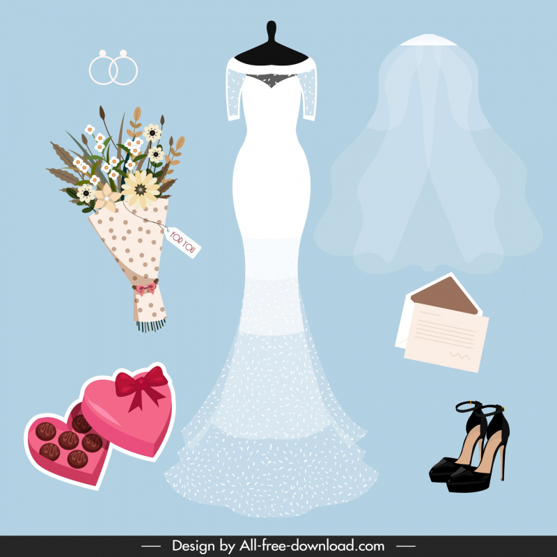 wedding dress design elements elegant bridal accessories 