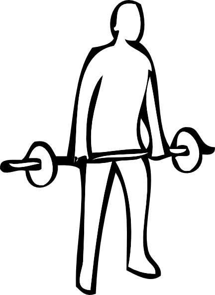 Weight Lifting clip art