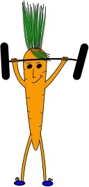 weightlifting carrot