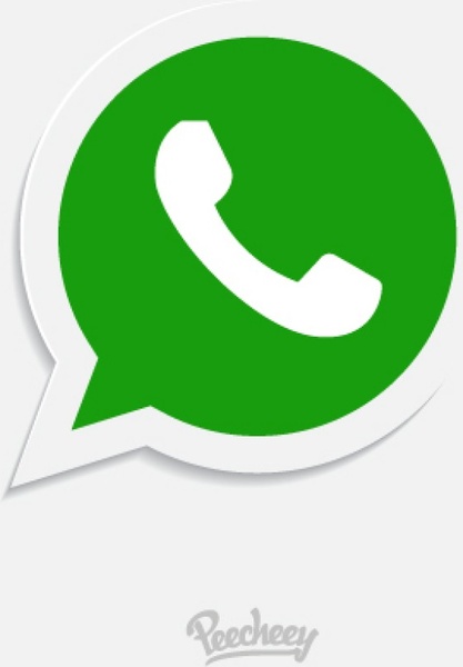 Whatsapp logo free vector icons designed by SimpleIcon