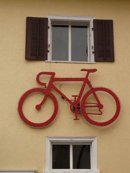 wheel bike red