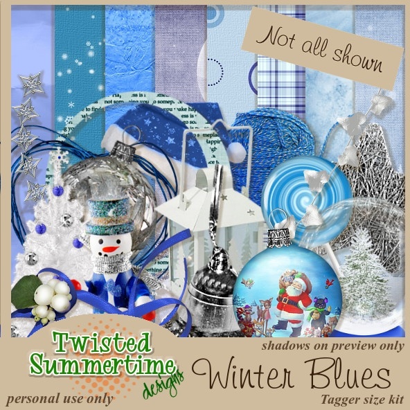 white christmas series of collage