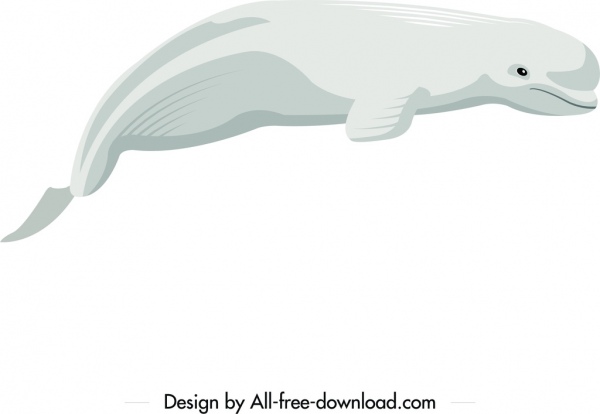 white dolphin icon cute cartoon sketch