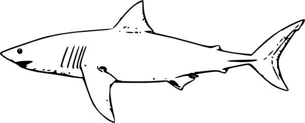 White Shark clip art
