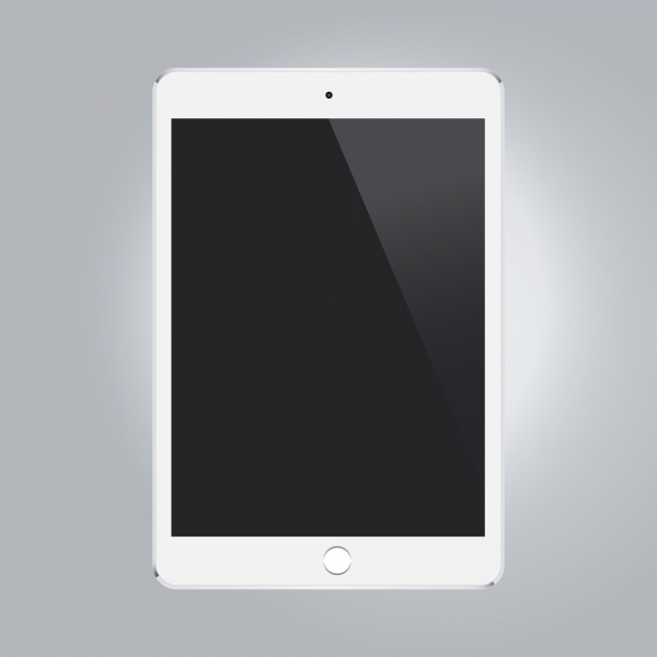 Download White tablet mockup Free vector in Encapsulated PostScript ...