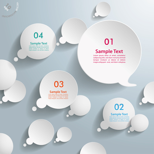 white text boxes backgrounds vector