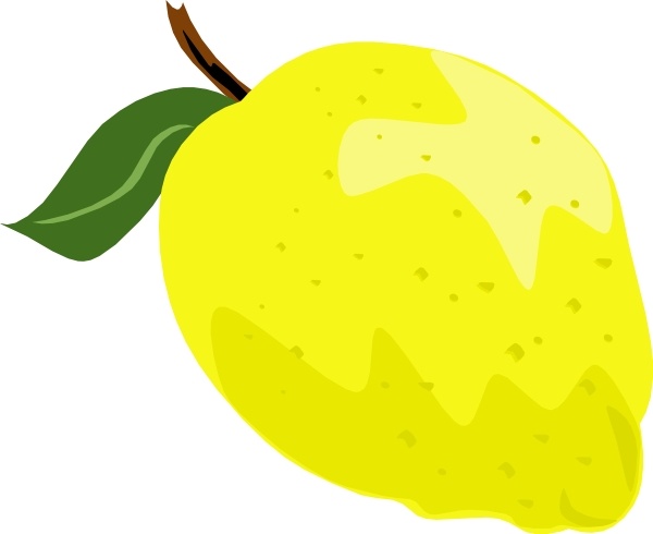 Whole Lemon clip art