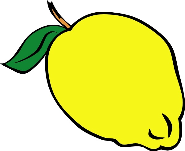 Whole Lemon clip art Free vector in Open office drawing svg ( .svg ...