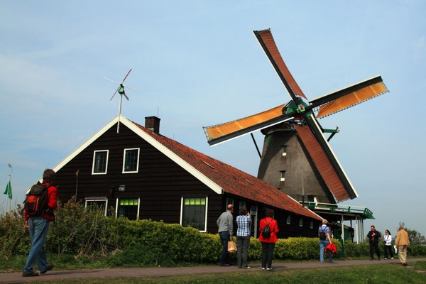 windmill in zaanse schans