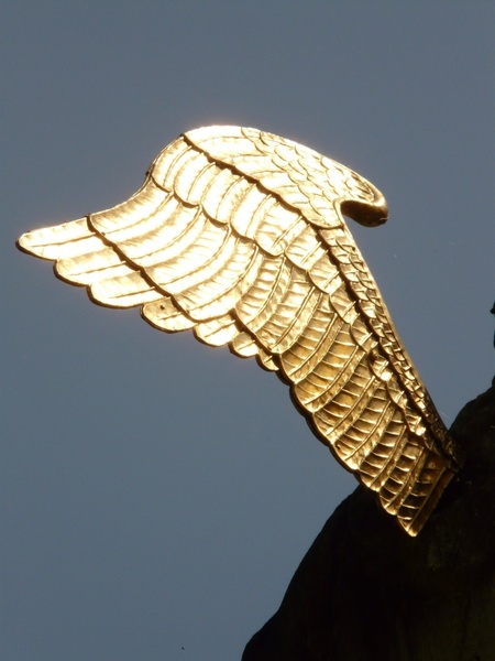 wing angel gold