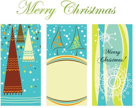 Winter Christmas Vertical Background Vector Graphic