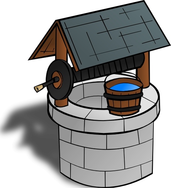 Wishing Well clip art Free vector in Open office drawing svg ( .svg ...