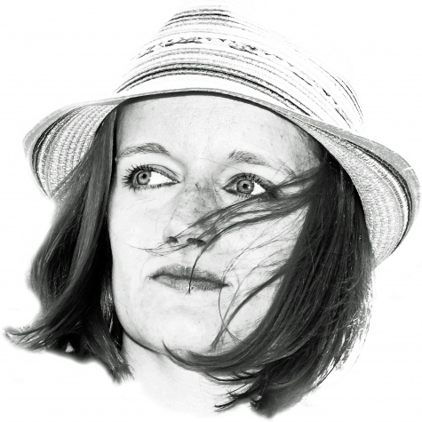 woman hat portrait