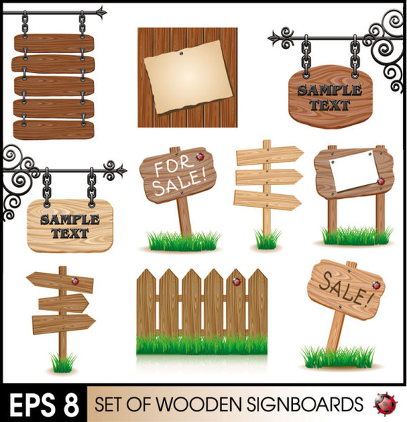 Vector papan  signboard kayu  free vector download 187 Free 