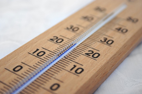 wooden thermometer