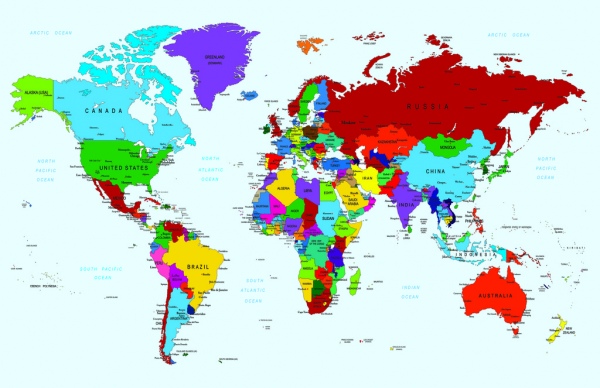 world map by id sandeep patel