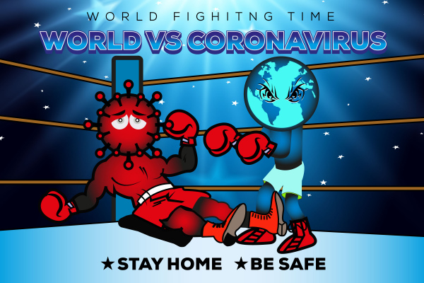 world vs coronaviras
