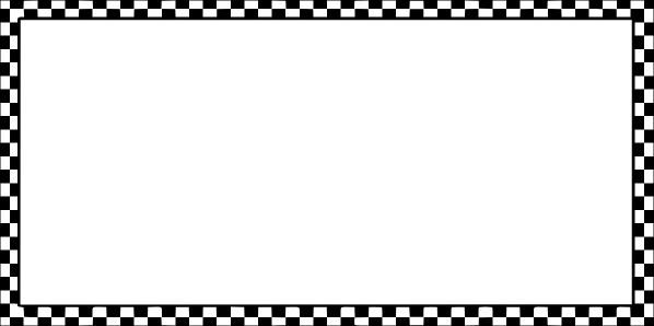 Worldlabel Border Bw Checkered X clip art 