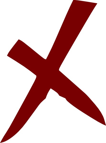 X Wrong No Cross clip art 