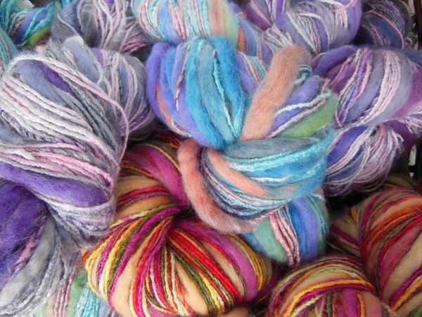 yarn colored multi-colored