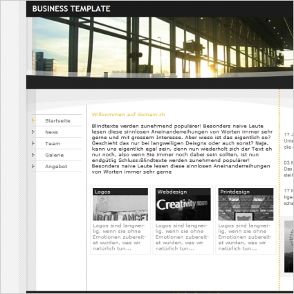 Yellow Business Template
