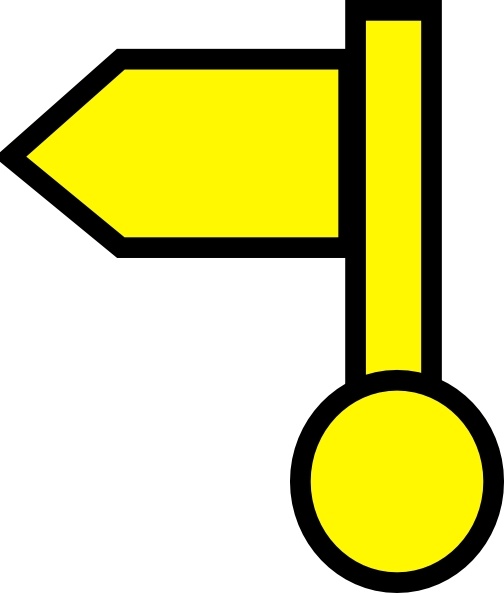 Yellow Flag clip art 