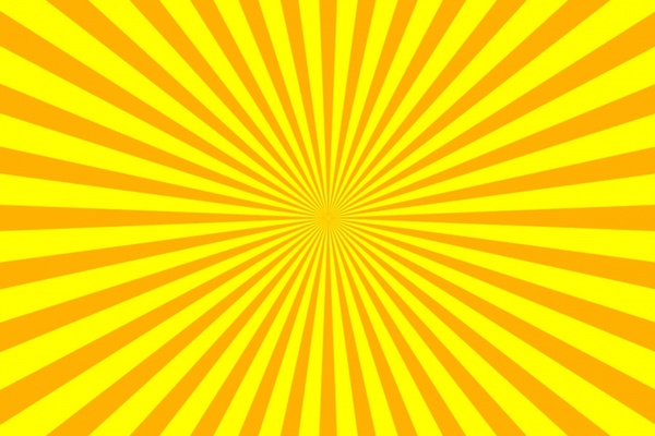 yellow rays