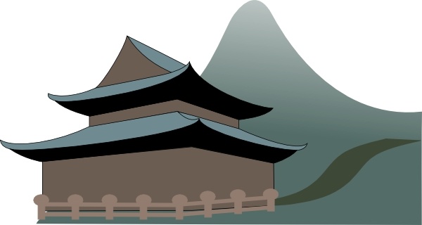 Zen Temple clip art