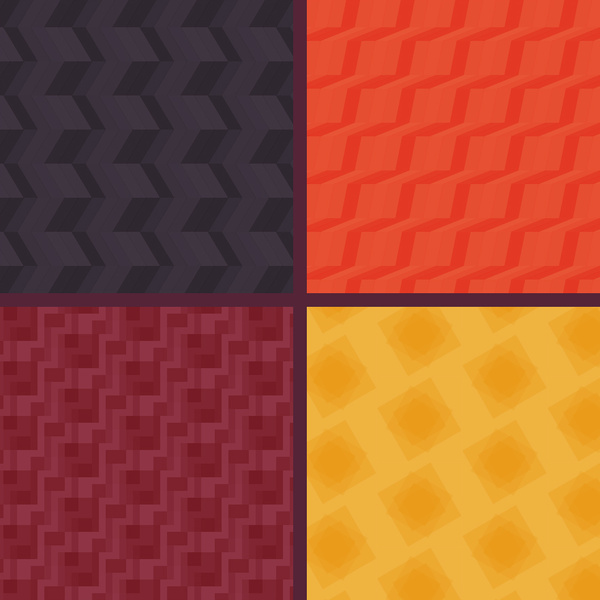 zigzag wave pattern collection 