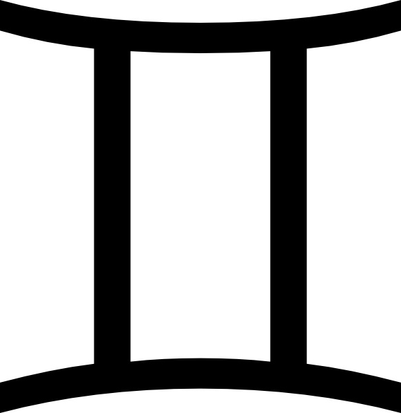 gemini symbol text