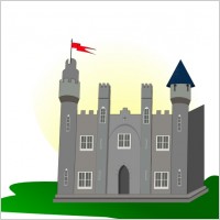 Princess castle clip art Free vector for free download about (2) Free ...