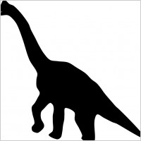 Dinosaur silhouette vector free Free vector for free download about (10 ...